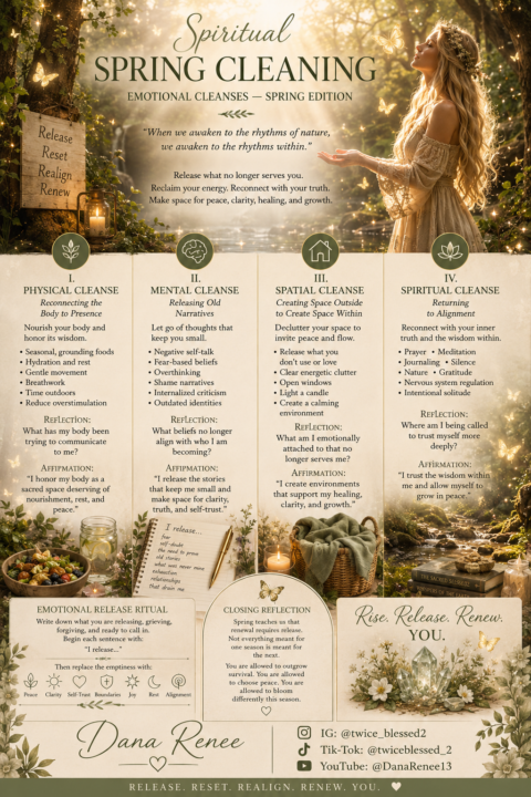 Spiritual Spring Cleaning - Release, Reclaim & Reconnect
