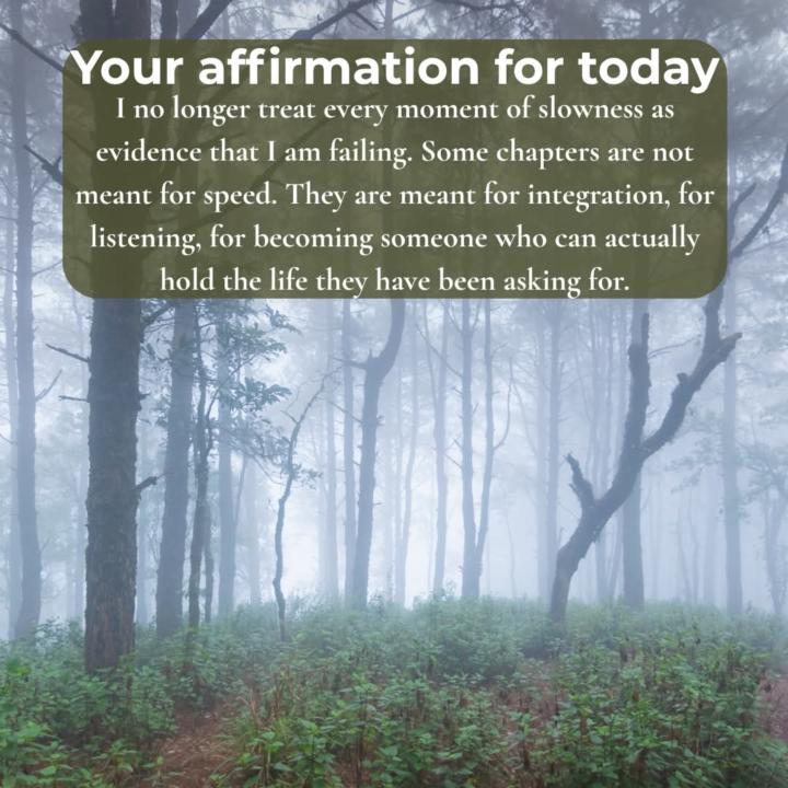 Your affirmation for today