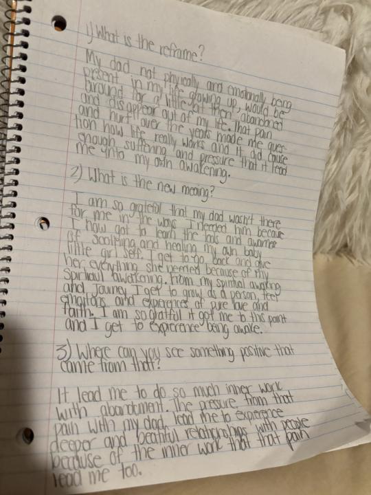 Surviving to Thriving Consciousness Homework