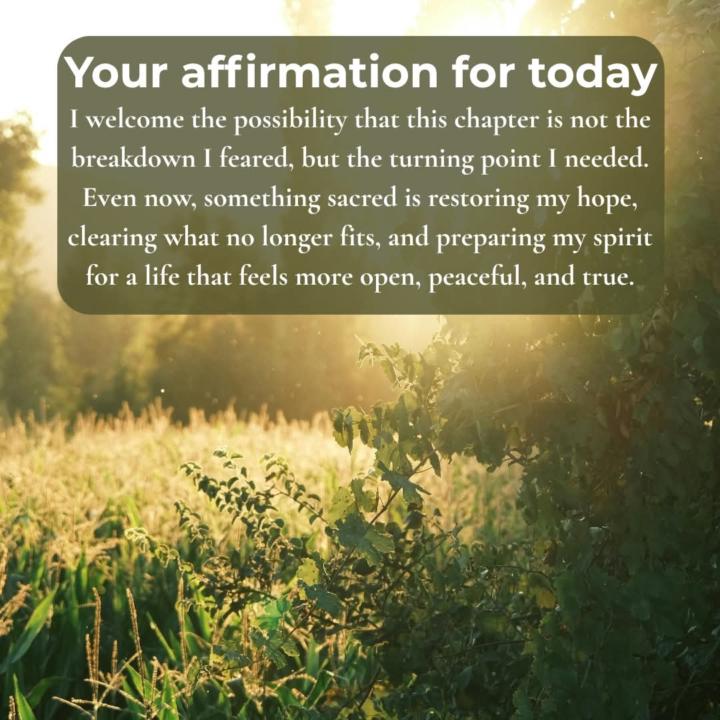 Your affirmation for today.