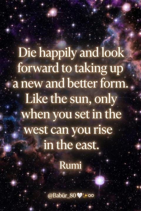 Death is a new beginning.  