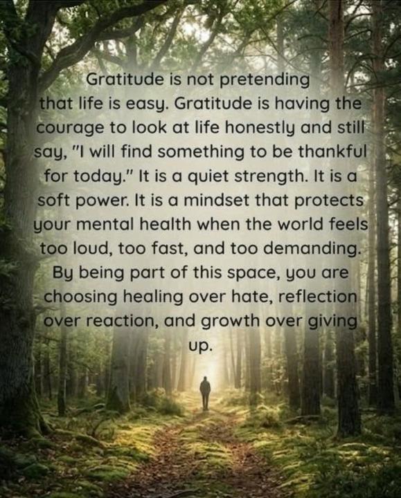 Gratitude.