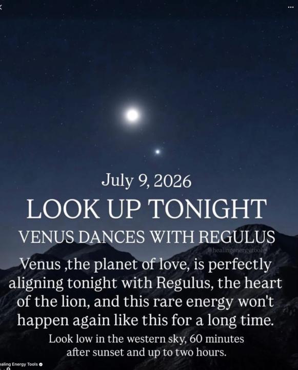 Venus Meets Regulus