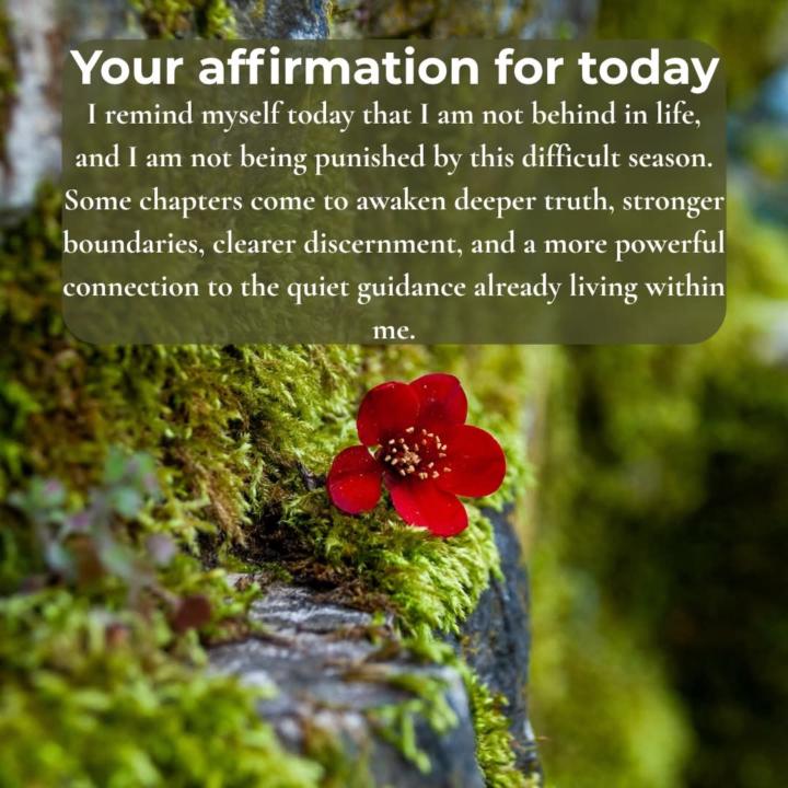 Your affirmation for today.