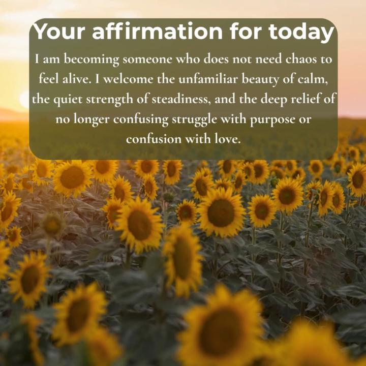 Your affirmation for today.