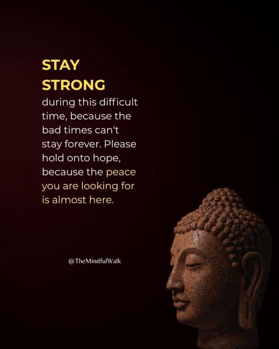 Stay strong.