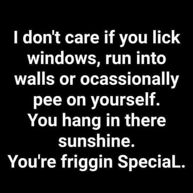 Just so you know