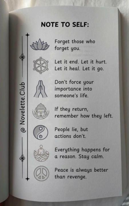 Note to self