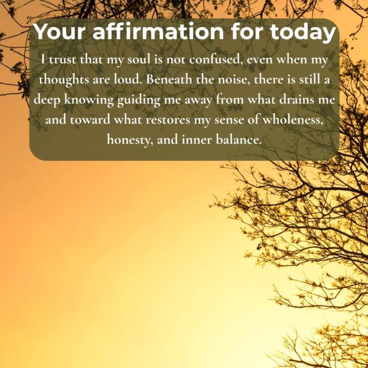 Your affirmation for today.