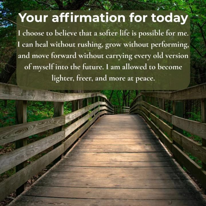 Your affirmation for today