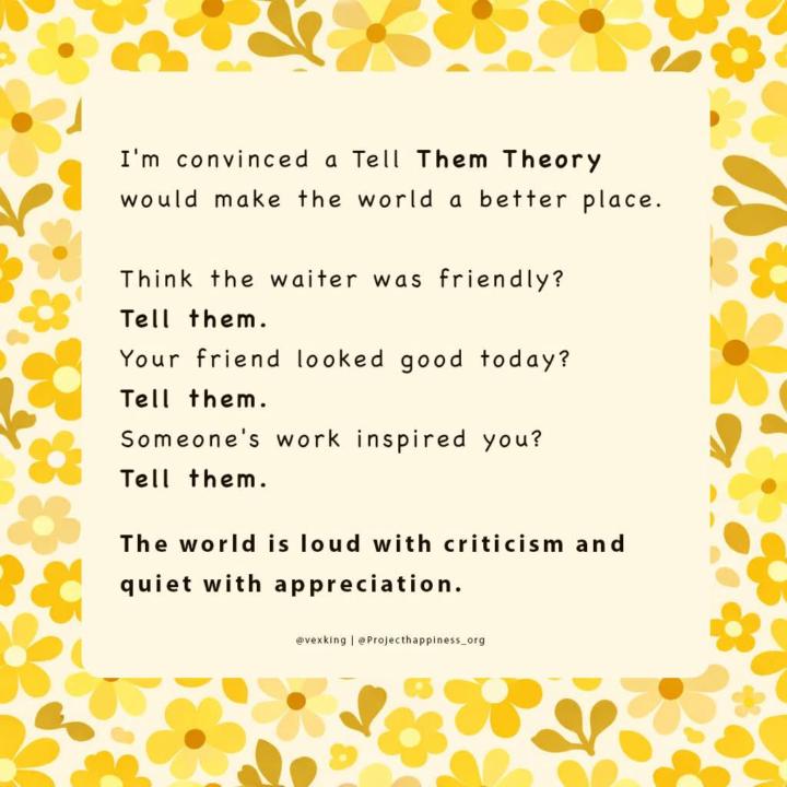 Tell them theory.
