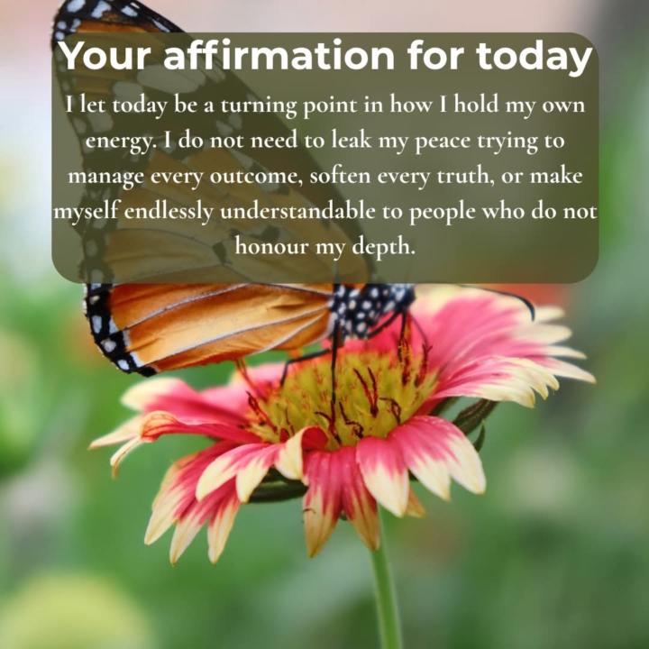 Your affirmation for today