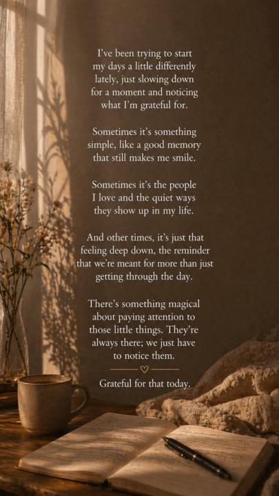 Pay attention to the little things.