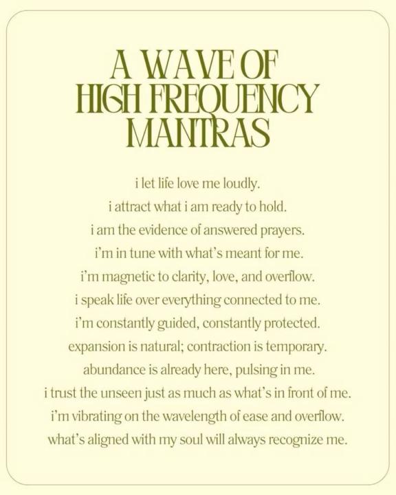 High Frequency Mantras 