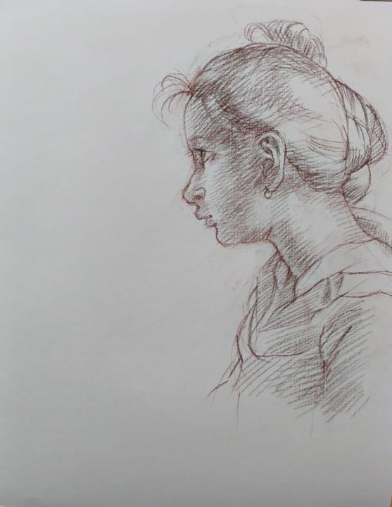 Today's sketch (Mon dessin)