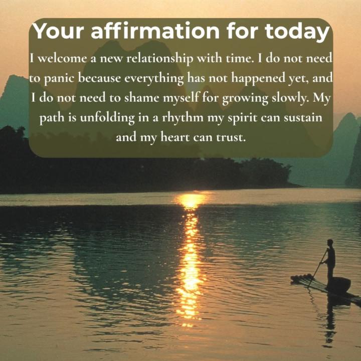 Your affirmation for today.
