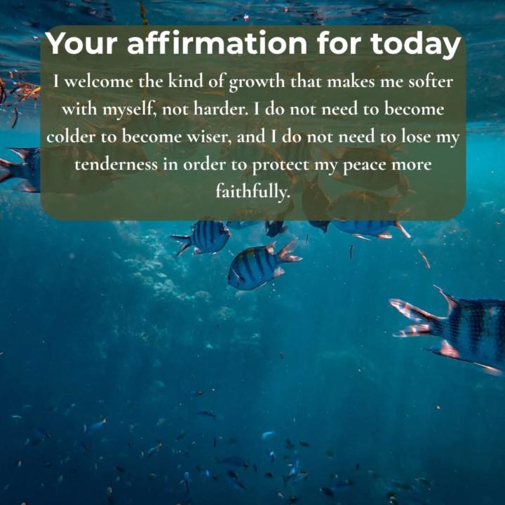 Your affirmation for today.