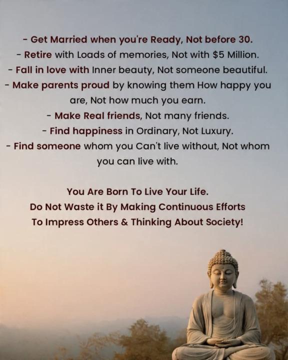 You are born to live