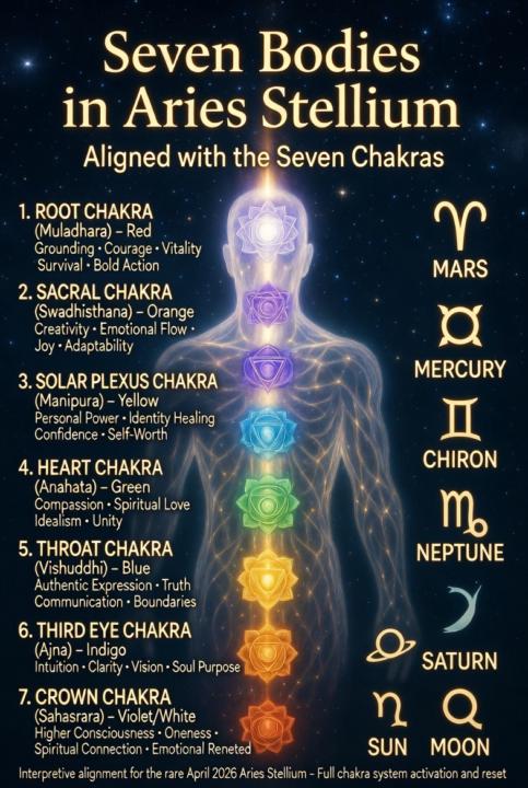 7 body alignment and 7 chakras 