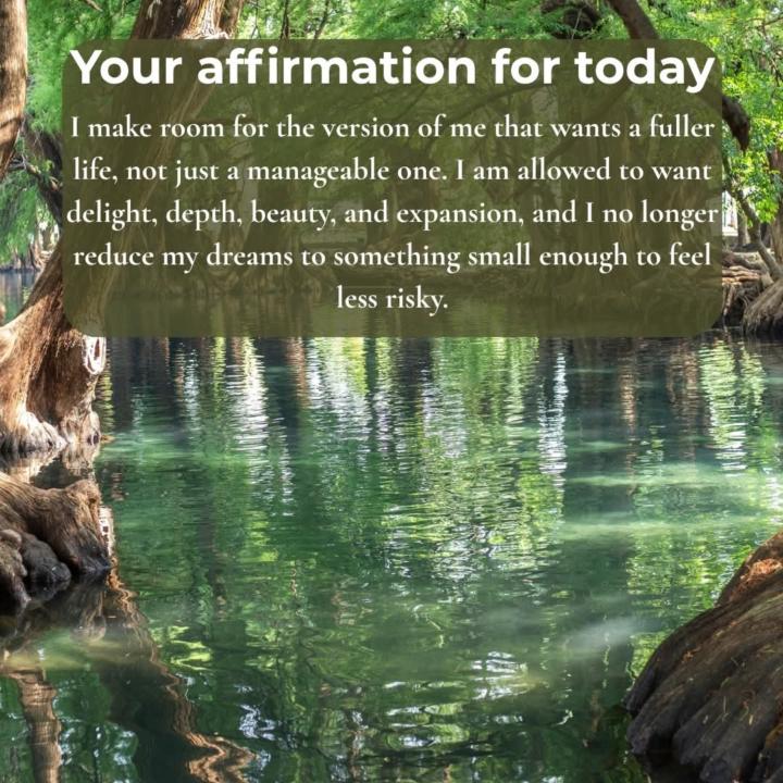 Your affirmation for today