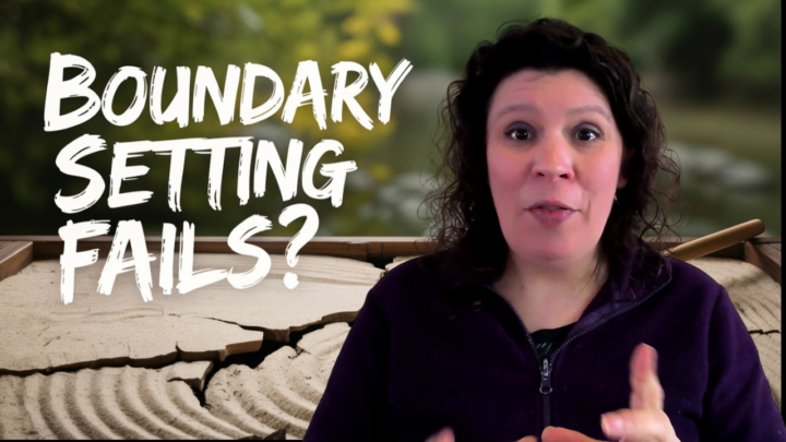 Setting a boundary takes more than saying it out loud