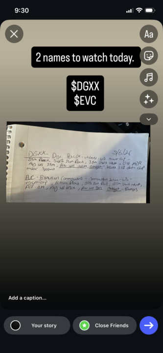 $EVC & $DGXX