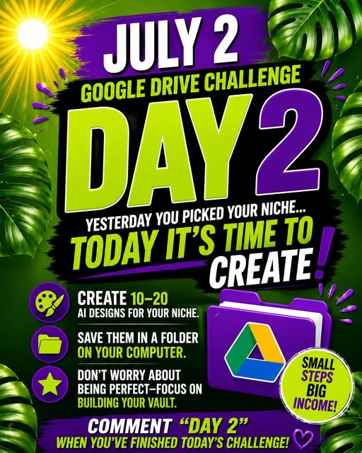 #GoogleDrive Challenge: Day 2
