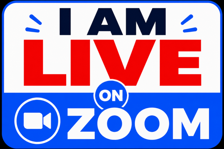 On Zoom Live Right Now - Come Thru