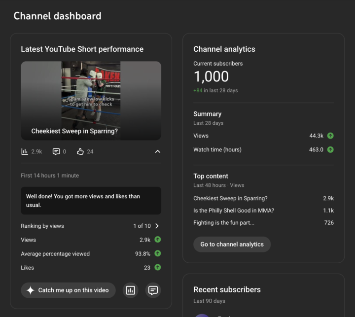 Baby we did it! 1k Subs!