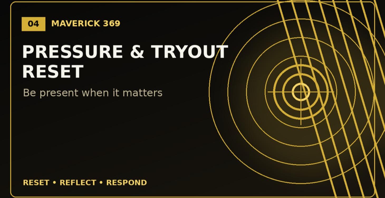 Pressure and Tryout Reset