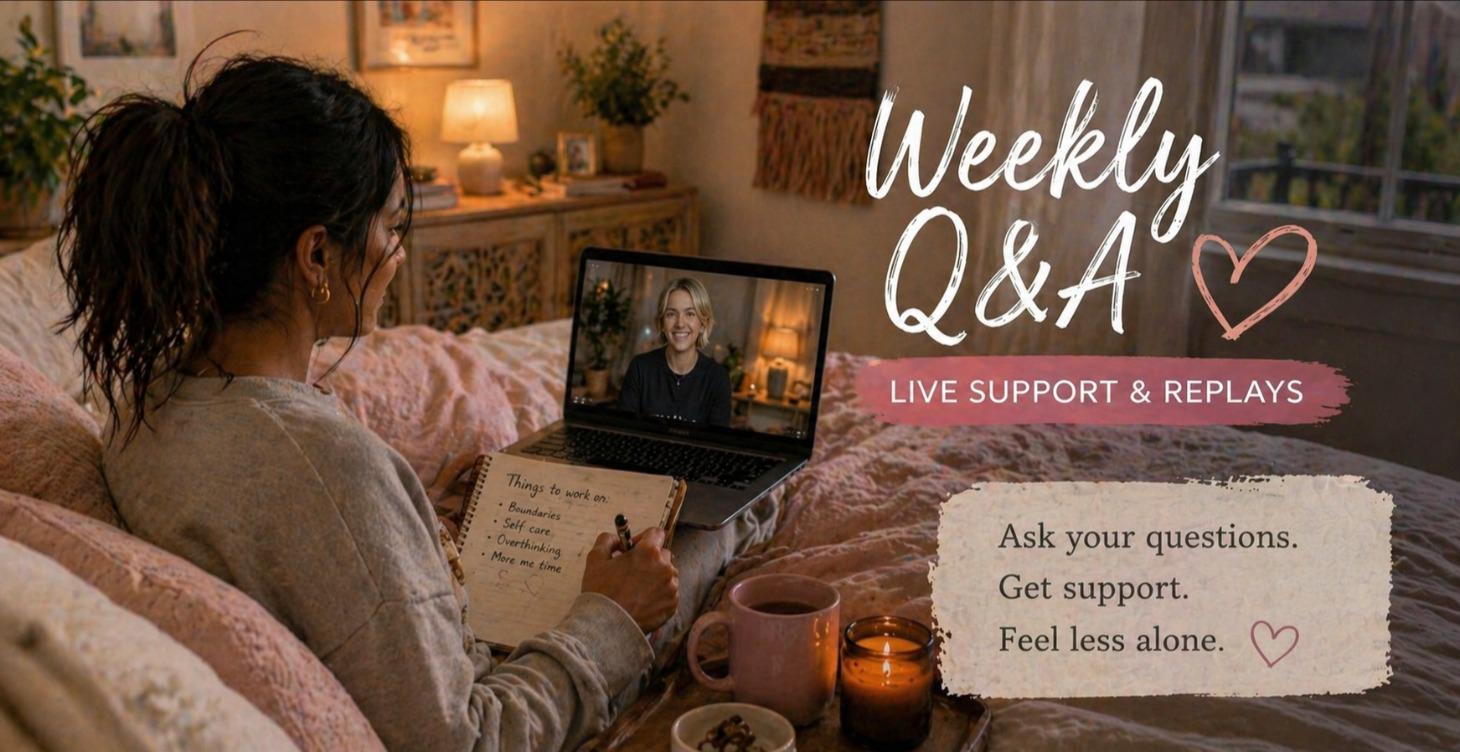 Weekly Support Circle and Replays