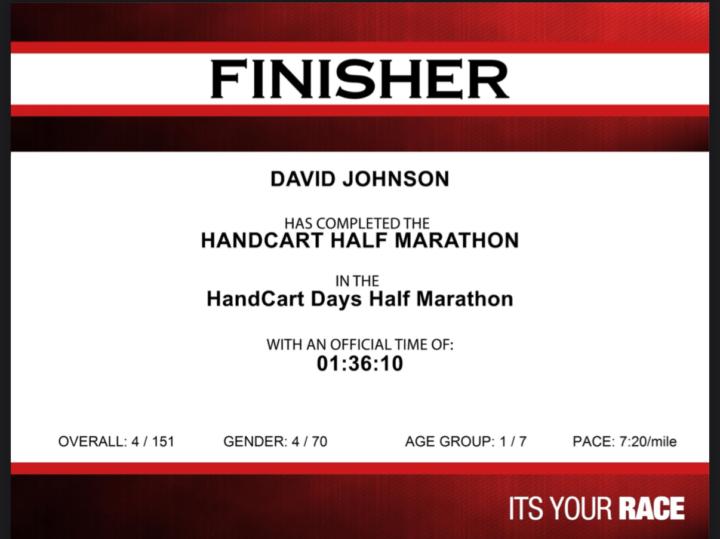 Half Marathon PR by 11 minutes