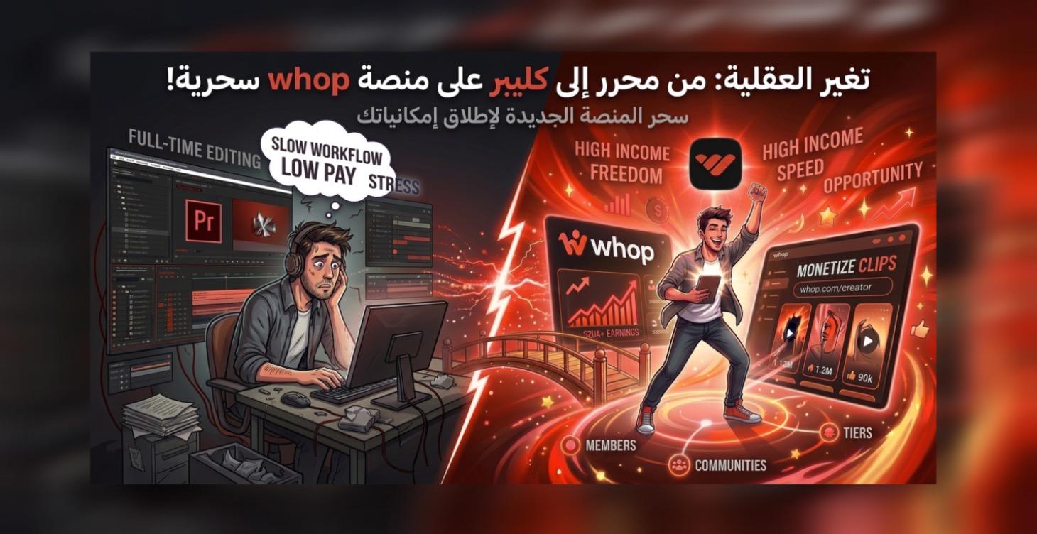 الفصل الاول : تغير العقليه !! وسحر منصة whop