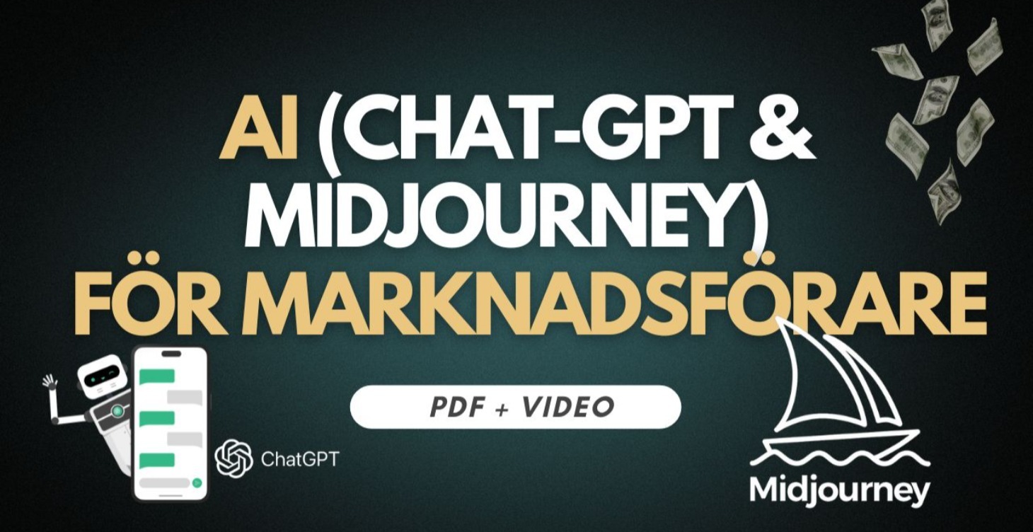 AI (ChatGPT + Midjourney) för Marknadsförare