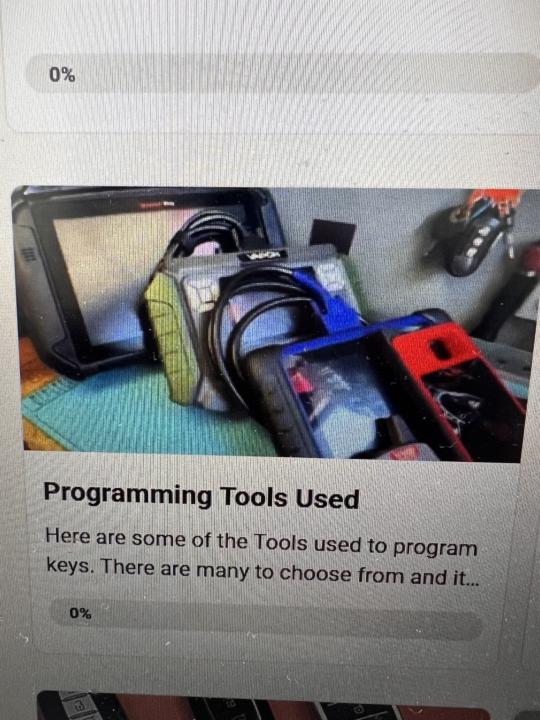 The Program Tool Course 