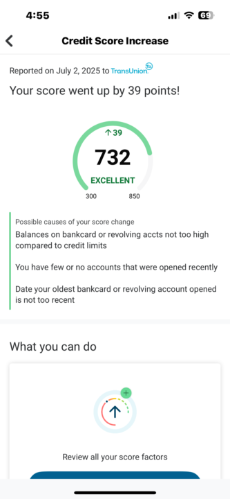 Transunion New Credit Score 