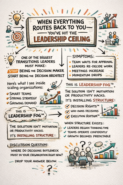 When Everything Routes Back to You — You’ve Hit the Leadership Ceiling