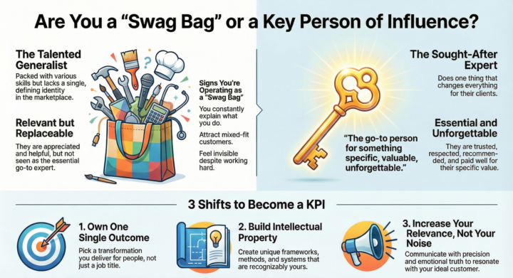Are You a “Swag Bag”… or a Key Person of Influence?