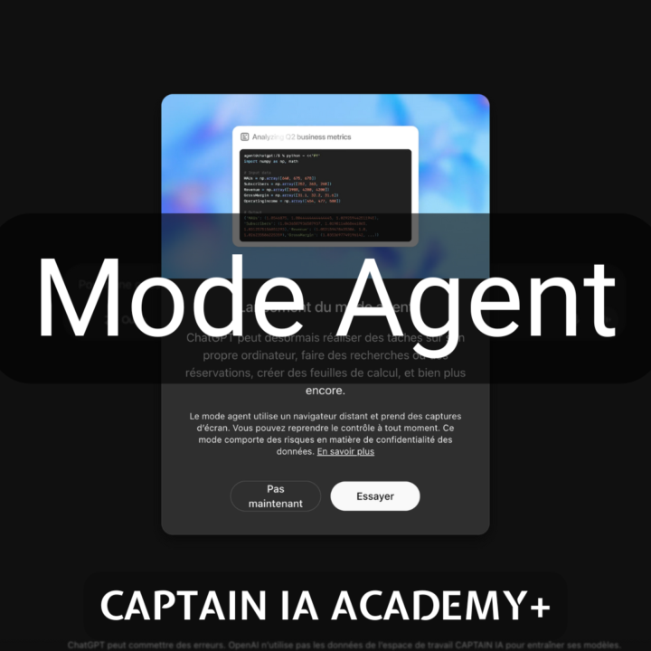 🔥 CHAUD DEVANT : LE MODE AGENT DE CHATGPT DÉBARQUE !