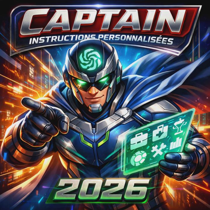 🔥Captain Instructions Personnalisées 2026 est arrivé ! 🆕