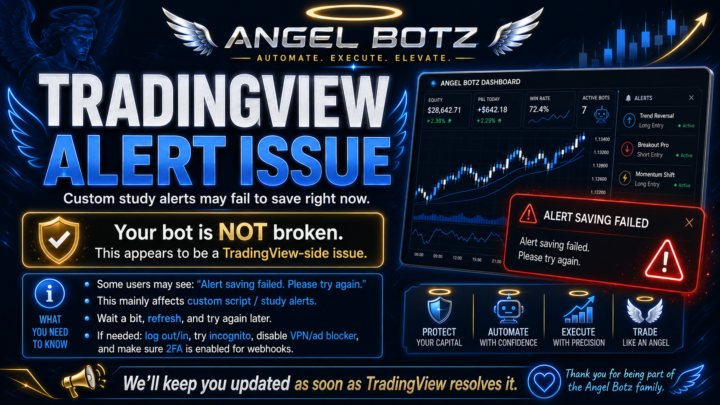 🚨 TradingView Alert Issue — Your Bot Is NOT Broken