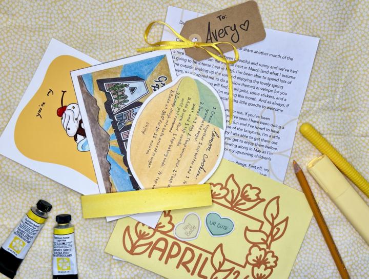 My April Mail Club Pieces!