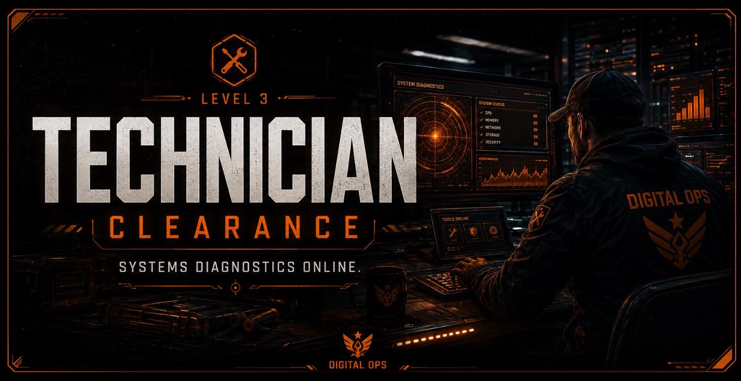 LEVEL 3 — Technician Clearance 🛠️