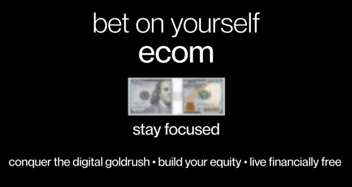 bet on yourself ecom