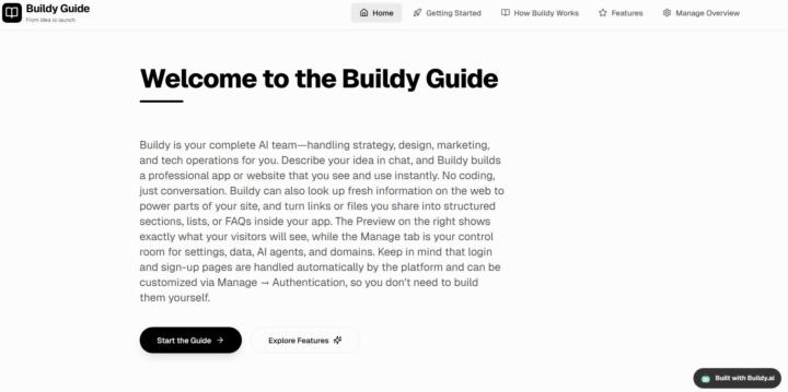 Check out the new Buildy Guide!