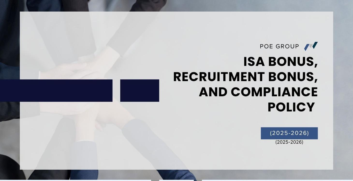 ISA Bonus, Recruitment Bonus and Compliance Policy