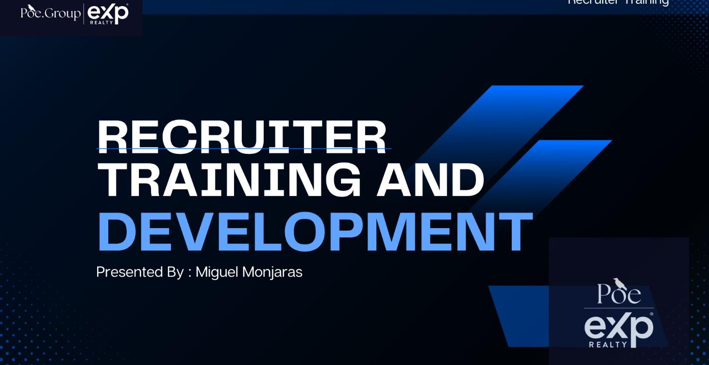 REcruiter Training and Development