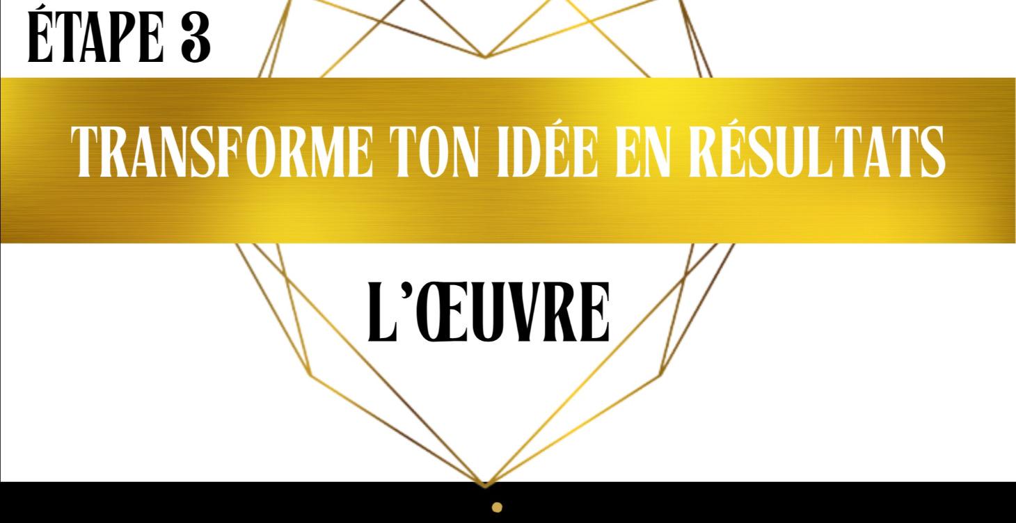 L'ŒUVRE ✨