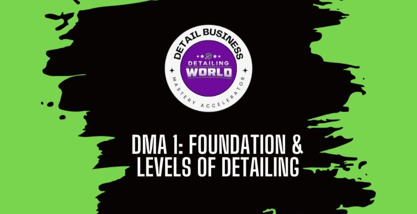 DMA 1: Fundamentals of Detailing