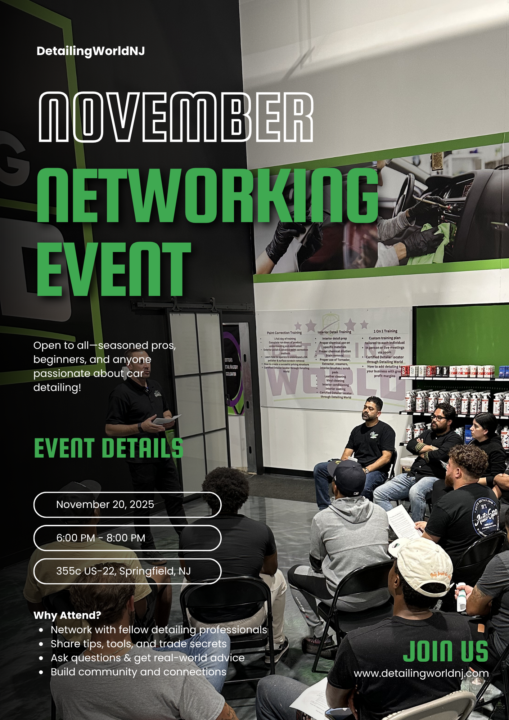 Don’t Miss This — November Networking Night at Detailing World NJ